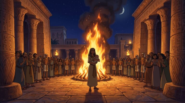 The Hairdresser Who Entered the Fire Rather Than Worship Pharaoh